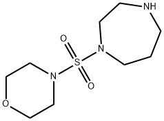 1-(Morpholine-4-sulfonyl)-[1,4]diazepane 结构式