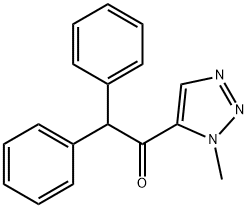 1-(1-Methyl-1H-1,2,3-triazol-5-yl)-2,2-diphenylethanone 结构式