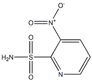 3-硝基吡啶-2-磺酰胺 结构式