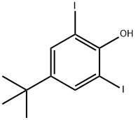 4-(1,1-Dimethylethyl)-2,6-diiodophenol 结构式