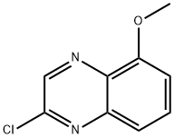 2-氯-5-甲氧基喹喔啉 结构式