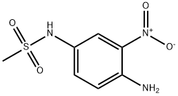 N-(4-氨基-3-硝基苯基)甲磺酰胺 结构式