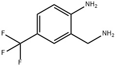 2-(氨基甲基)-4-(三氟甲基)苯胺 结构式