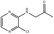 1-[(3-chloro-2-pyrazinyl)amino]-2-propanone 结构式