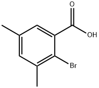 2-溴-3,5-二甲基苯甲酸 结构式