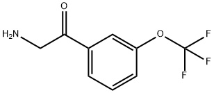 2-氨基-3'-三氟甲氧基苯乙酮 结构式