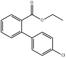 Ethyl 4-chloro-[1,1'-biphenyl]-2-carboxylate 结构式