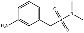 1-(3-氨基苯基)-N,N-二甲基甲磺酰胺 结构式