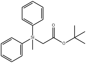 t-Butyl (Methyldiphenylsilyl)acetate 结构式