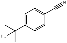 4-(2-羟基丙-2-基)苯甲腈 结构式