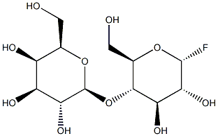 ALPHA-乳吡喃糖基氟化物 结构式