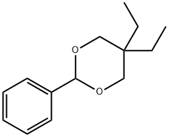 5,5-DIETHYL-2-PHENYL-1,3-DIOXANE 结构式