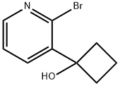 1-(2-Bromopyridin-3-yl)cyclobutanol 结构式