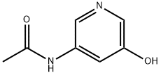 N-(5-Hydroxypyridin-3-yl)acetamide 结构式