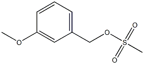 Benzenemethanol, 3-methoxy-, 1-methansulfonate 结构式