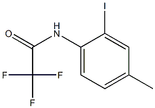 2,2,2-Trifluoro-N-(2-iodo-4-methylphenyl)acetamide 结构式