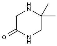 5,5-dimethylpiperazin-2-one 结构式