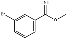 3-溴苯甲亚胺酸甲酯 结构式