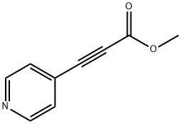 3-(4-吡啶基)丙炔酸甲酯 结构式