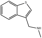 1-(苯并[B]噻吩-3-基)-N-甲基甲胺 结构式