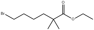 6-溴-2,2-二甲基己酸乙酯 结构式