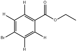 4-溴苯甲酸乙酯-D4 结构式