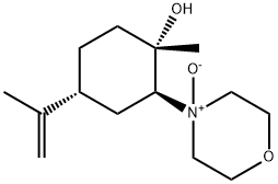 4 - ((1S,2S,5R)-2-羟基-2-甲基-5-(丙-1-烯-2-基)环己基)吗啉4-氧化物 结构式