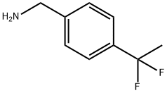 4-(1,1-二氟乙基)-苯甲胺 结构式