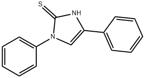 1,3-Dihydro-1,4-diphenyl-2H-imidazole-2-thione 结构式