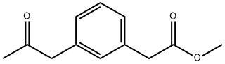methyl [3-(2-oxopropyl)phenyl]acetate 结构式