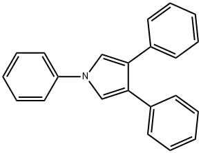 1,3,4-三苯基-1H-吡咯 结构式