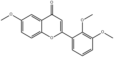 6,2',3'-三甲氧基黄烷酮 结构式