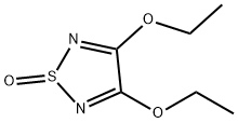 3,4-二乙氧基-1,2,5-噻二唑 1-氧化物 结构式