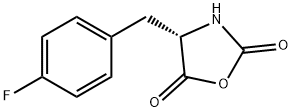 (S)-4-(4-氟苄基)噁唑烷-2,5-二酮 结构式