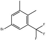 1,2-二甲基-3-三氟甲基-5-溴苯 结构式