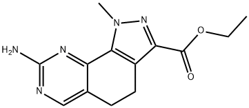 Ethyl8-amino-1-methyl-4,5-dihydro-1H-pyrazolo[4,3-h]quinazoline-3-carboxylate