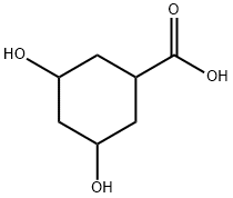 3,5-DIHYDROXYCYCLOHEXANECARBOXYLIC ACID 结构式