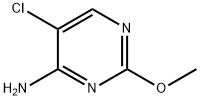 5-氯-2-甲氧基嘧啶-4-胺 结构式