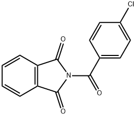 2-(4-Chlorobenzoyl)isoindoline-1,3-dione 结构式