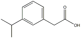 3-(1-甲基乙基)苯乙酸 结构式