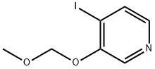 4-碘-3-(甲氧基甲氧基)吡啶 结构式