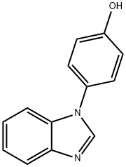4-(1H-1,3-苯并二唑-1-基)苯酚 结构式