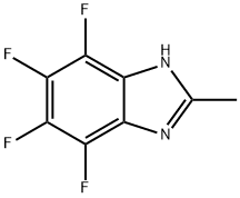 4,5,6,7-TETRAFLUORO-2-METHYL-1H-1,3-BENZODIAZOLE 结构式