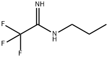 2,2,2-Trifluoro-N-propylacetimidamide 结构式