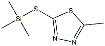 1,3,4-Thiadiazole, 2-methyl-5-[(trimethylsilyl)thio]- 结构式