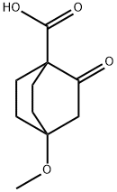 4-甲氧基-2-氧代双环[2.2.2]辛烷-1-甲酸 结构式