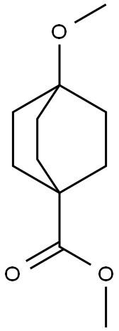 METHYL 4-METHOXYBICYCLO[2.2.2]OCTANE-1-CARBOXYLATE 结构式