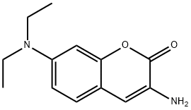 3-amino-7-(diethylamino)-2H-chromen-2-one 结构式