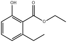 2-乙基-6-羟基苯甲酸乙酯 结构式