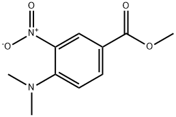 4-(二甲氨基)-3-硝基苯甲酸甲酯 结构式